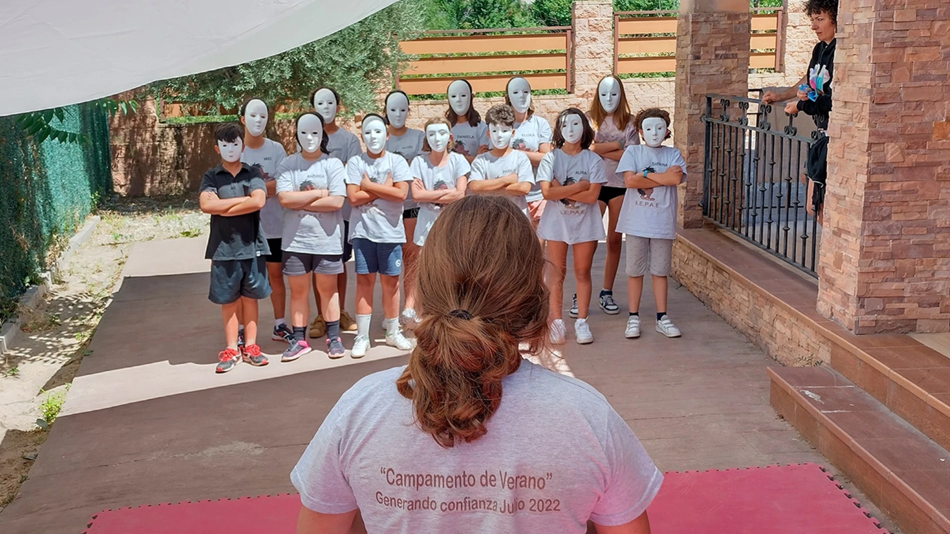 MADRID, 05/08/2024.- Imagen del único campamento de verano que existe en España para víctimas severas de acoso escolar, un espacio terapéutico gratuito en el que recuperan su voz. EFE/ Asociación española de prevención del acoso escolar (AEPAE) SOLO USO EDITORIAL/SOLO DISPONIBLE PARA ILUSTRAR LA NOTICIA QUE ACOMPAÑA (CRÉDITO OBLIGATORIO)