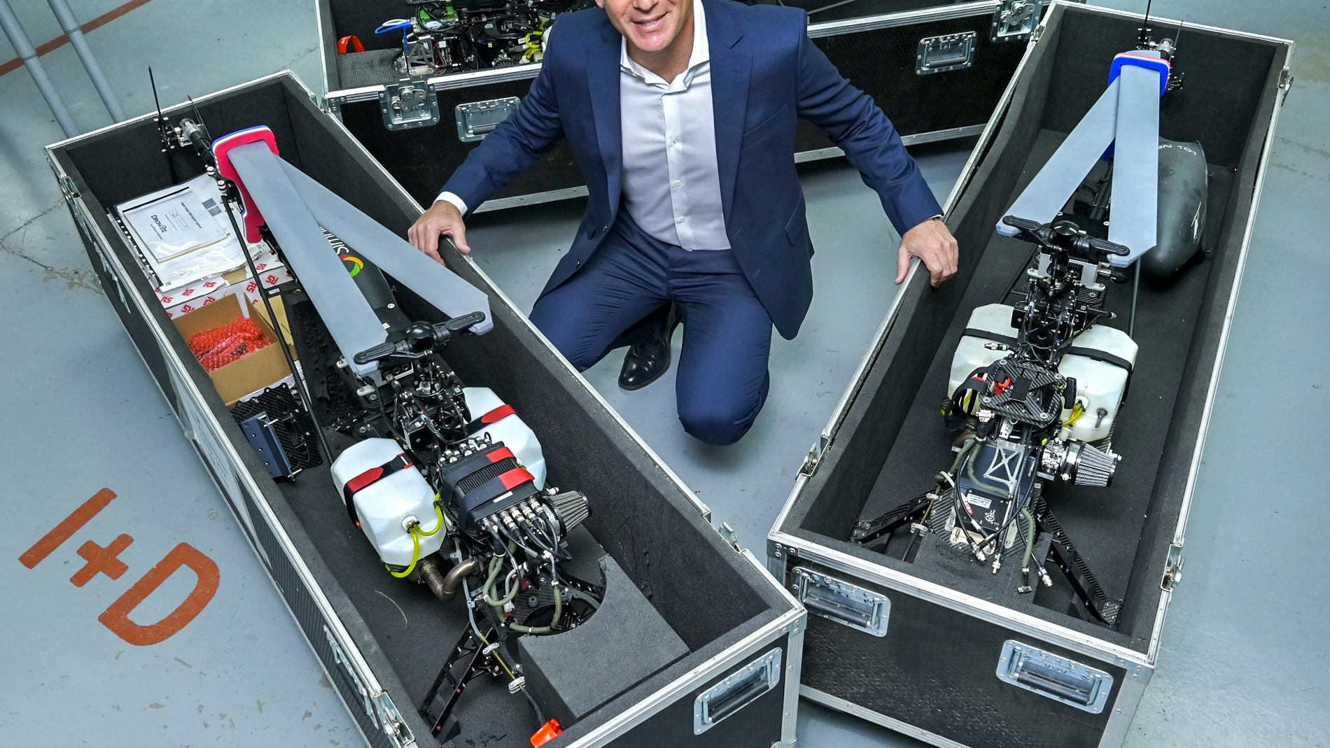 Los drones de Alpha Unmanned Systems (AUS) que usa la US Navy