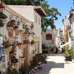 Imagen de un rincón del barrio de Santa Cruz de Alicante
