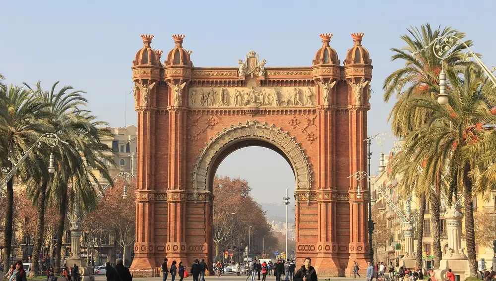 Arco del Triunfo en Barcelona