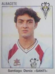 Santiago Denia durante su primera etapa en el Albacete Balompíe