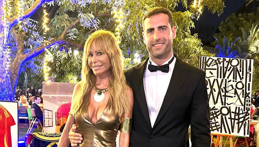 Lara Dibildos junto a Carlos Maturana