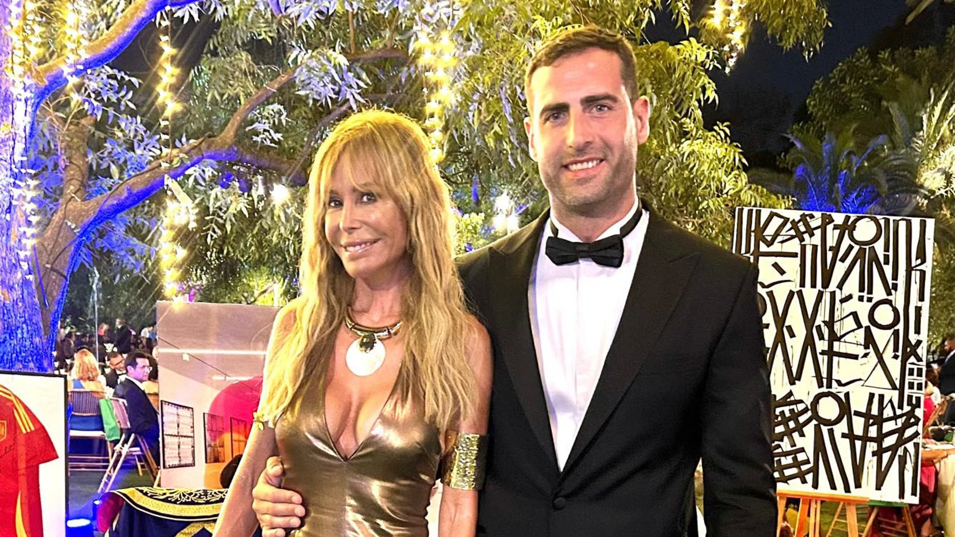 Lara Dibildos junto a Carlos Maturana