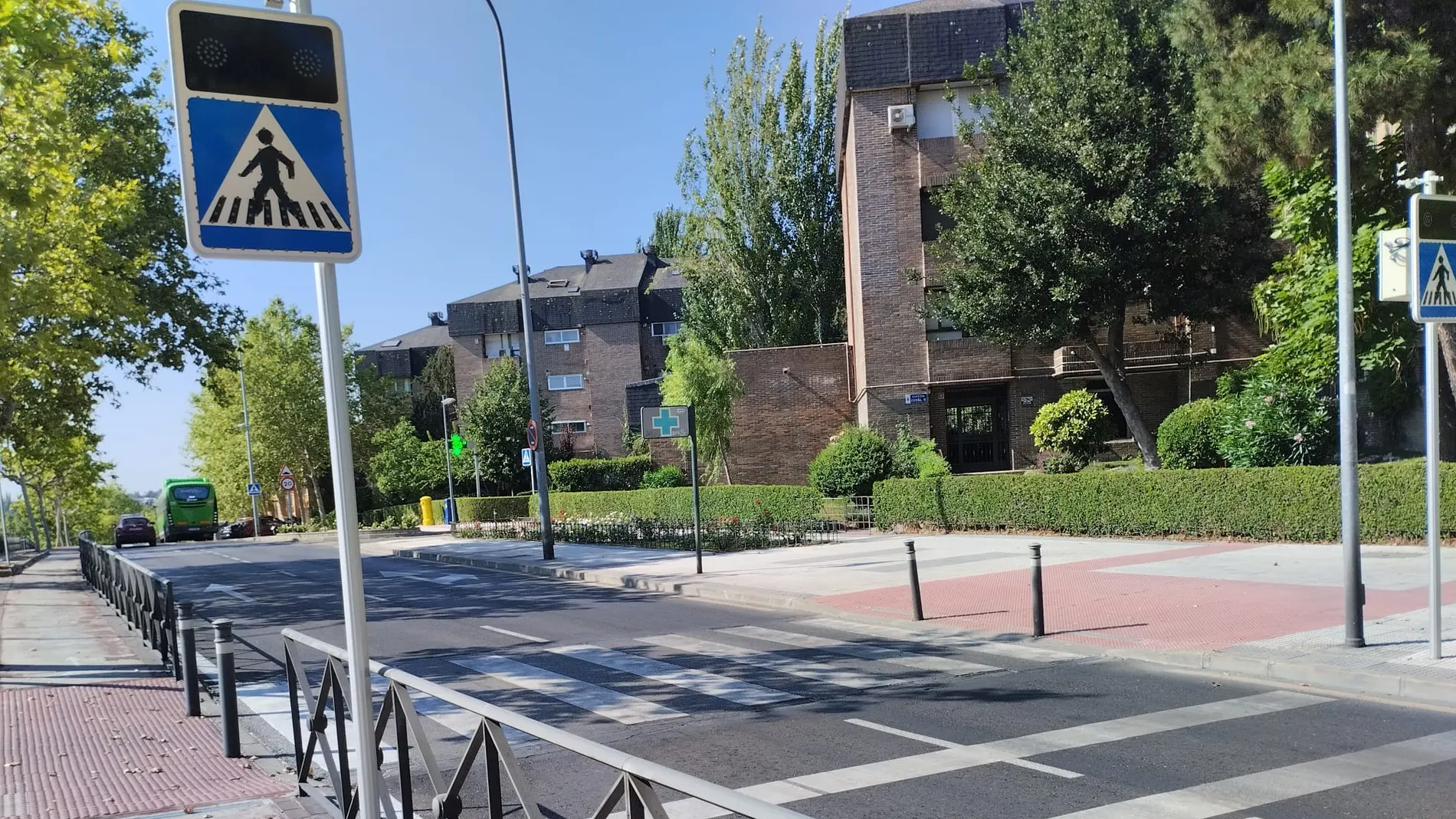 Así funcionan los seis nuevos Pasos de Peatones Inteligentes de Majadahonda