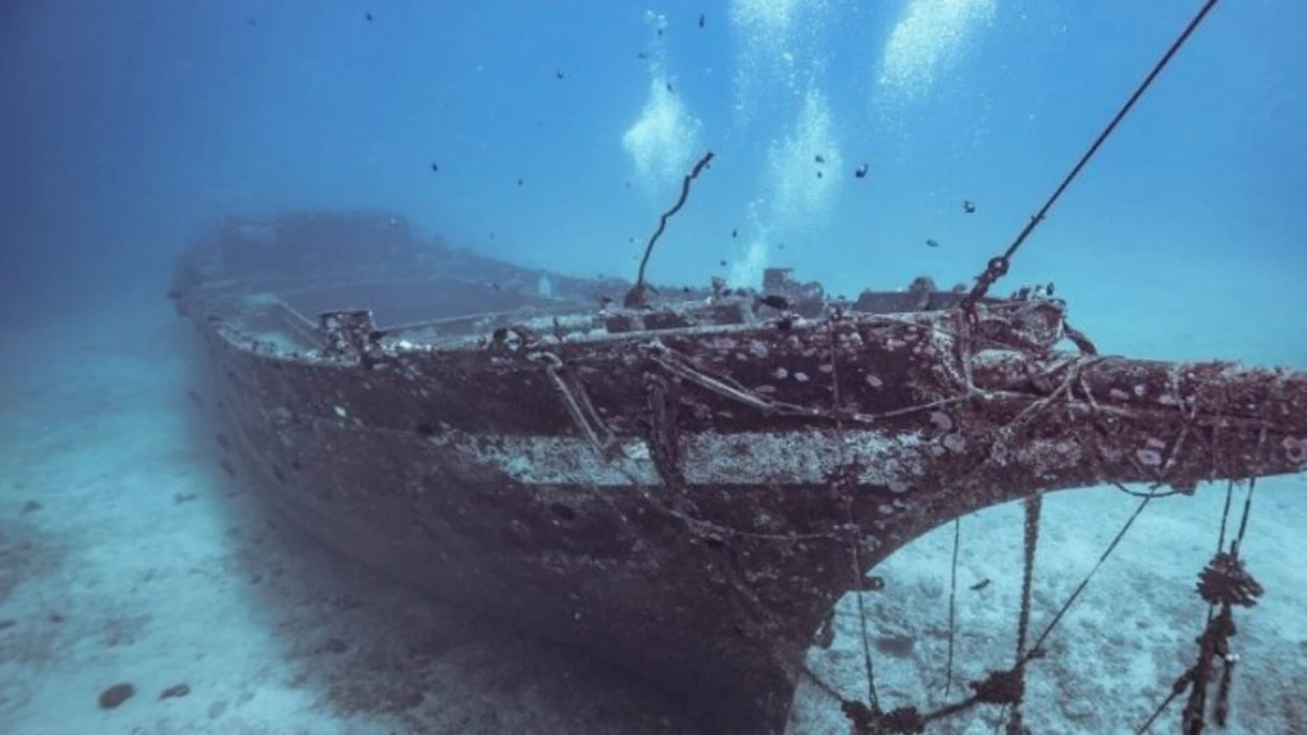 Imagen del barco pirata descubierto