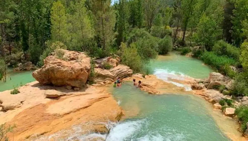 Chorreras del río Cabriel (Cuenca).