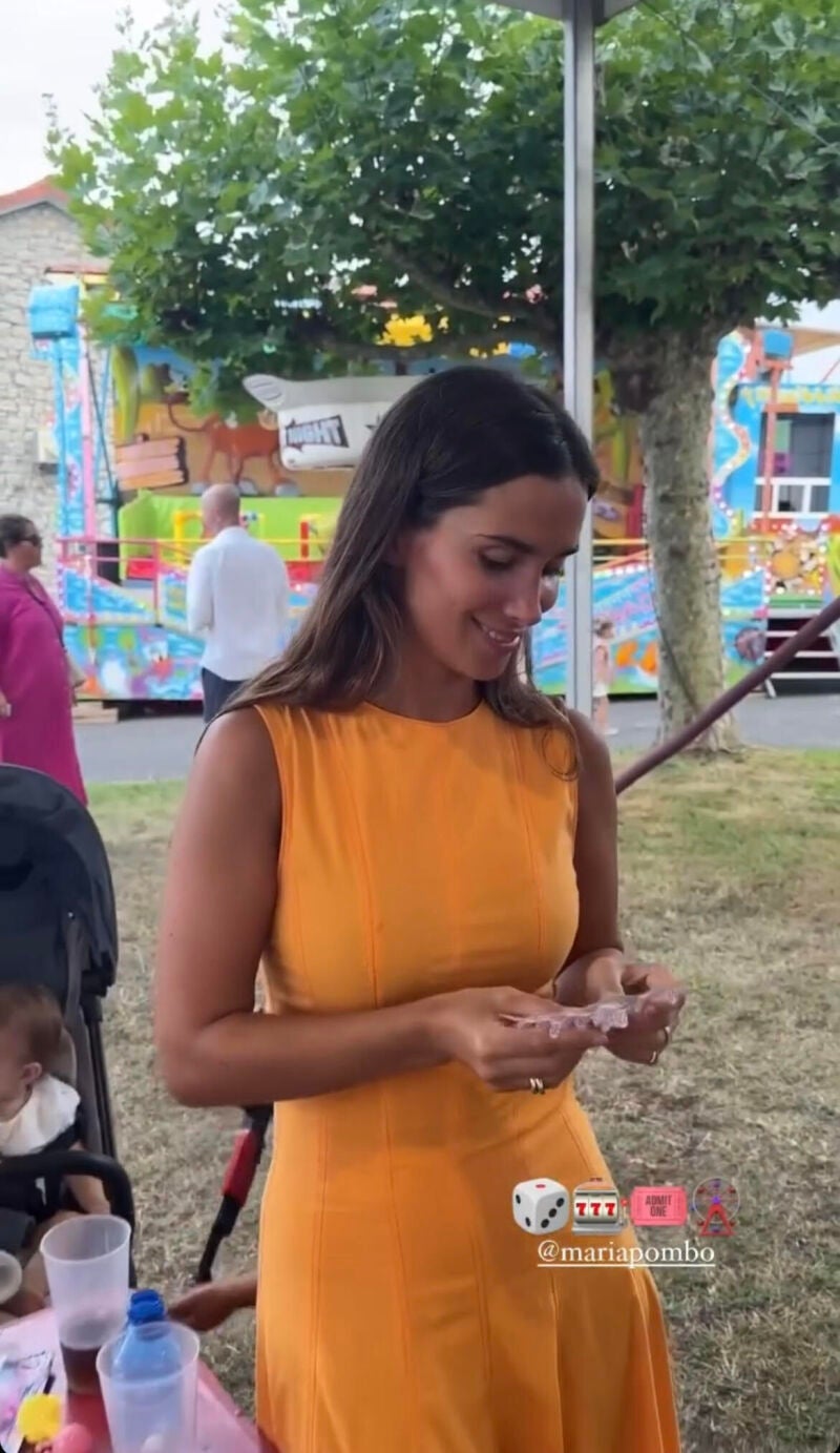 María Pombo con vestido de Zara. 