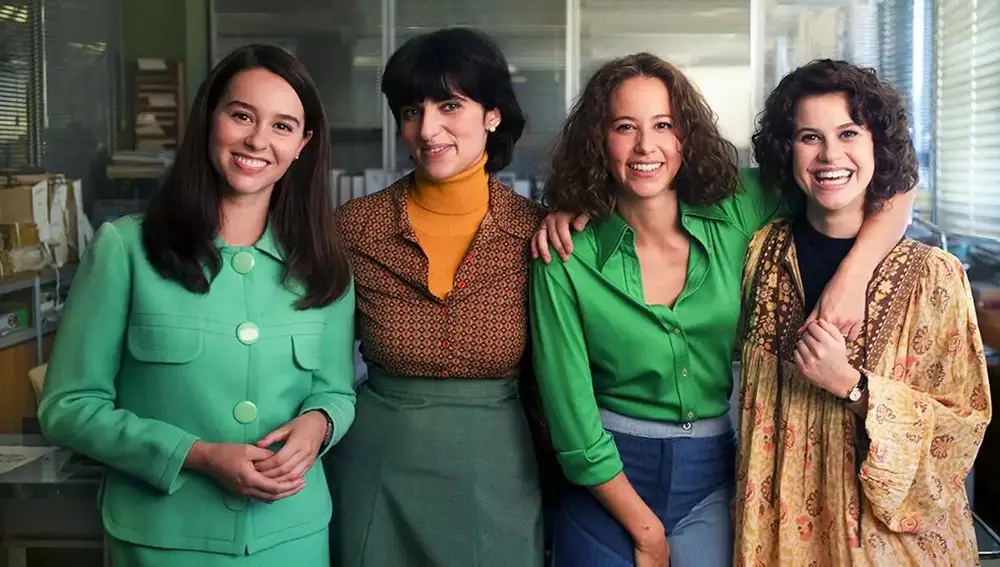 Paula Usero, Almudena Pascual, Irene Escola y Elisabet Casanovas, protagonistas de "Las Abogadas"