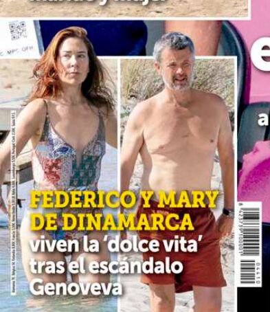 Los Reyes Federico y Mary de Dinamarca en la portada de la revista "Semana"