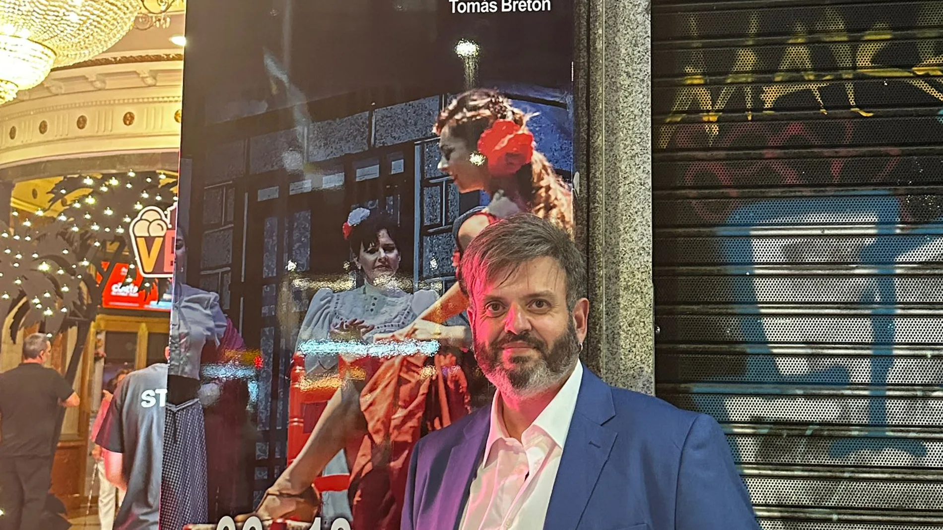 César Belda, coautor musical de la zarzuela «La Verbena de la Paloma» que se representa en el teatro Edp Gran Vía hasta el próximo 18 de agosto