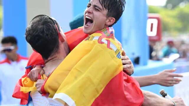 Este es el dinero que llevan María Pérez y Álvaro Martín por su oro en marcha