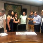 El director general de Carreteras e Infraestructuras, Jesús Félix Puerta, y el delegado territorial de la Junta en Zamora, Fernando Prada, han presentado estas actuaciones