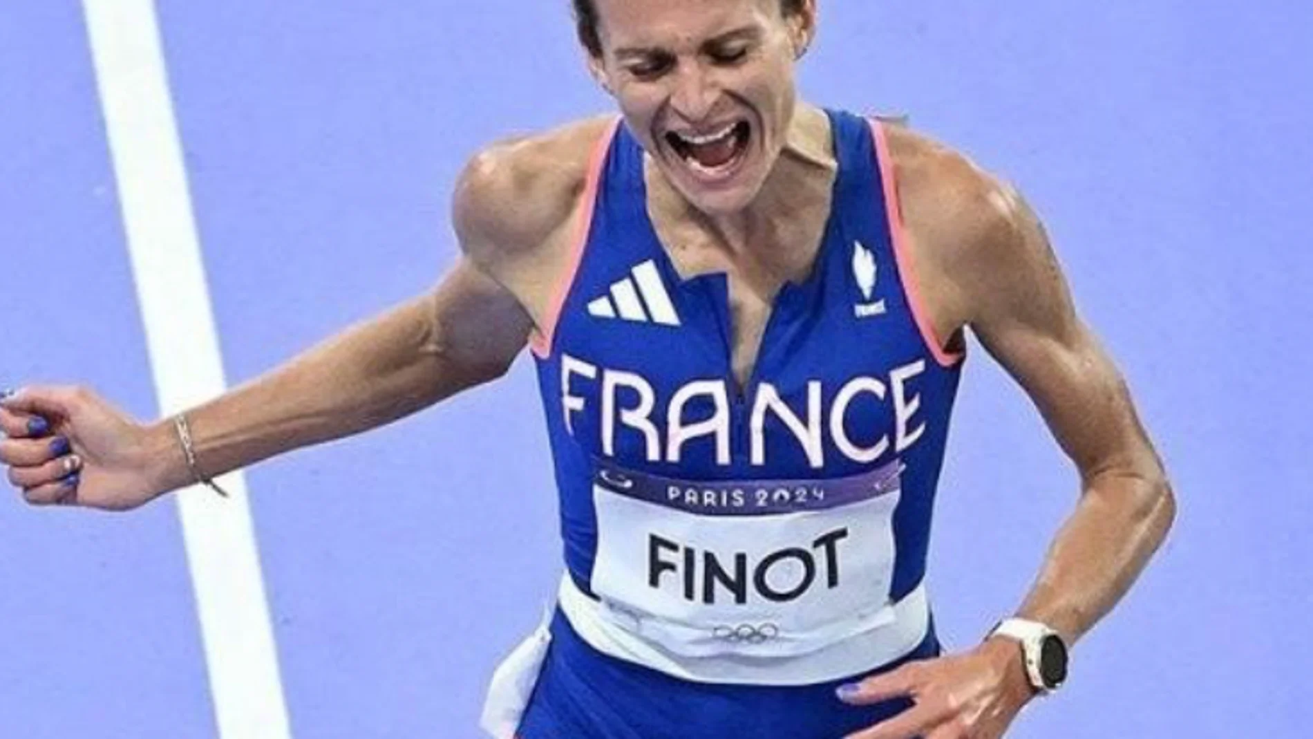 La promesa de Alice Finot que le llevó a pedir matrimonio a su novio en mitad del Stade de France