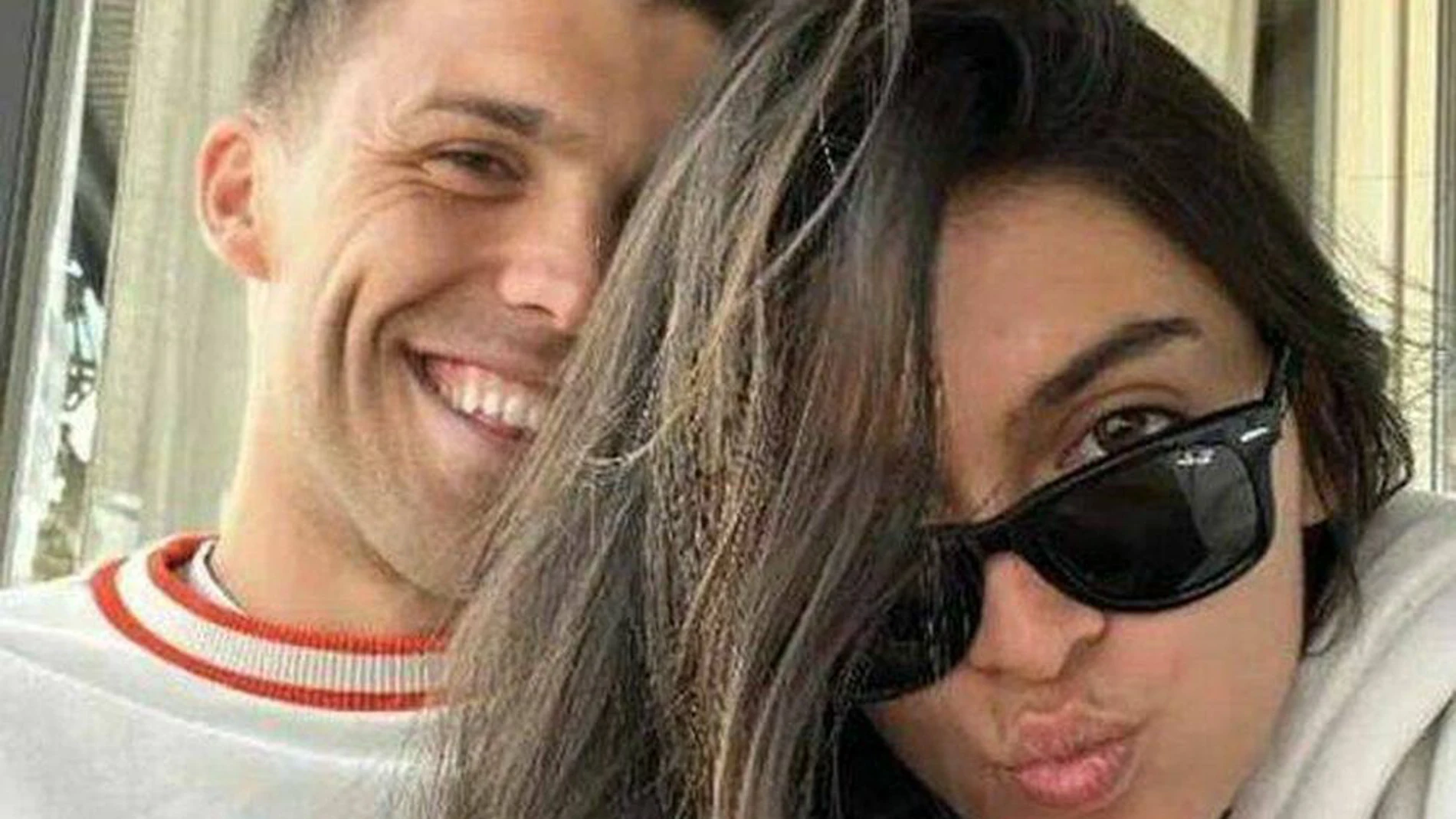Lucía Rivera junto a su nuevo novio