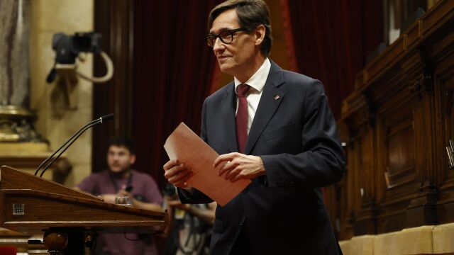 Salvador Illa, investido presidente de la Generalitat con los votos de PSC, ERC y En Comú