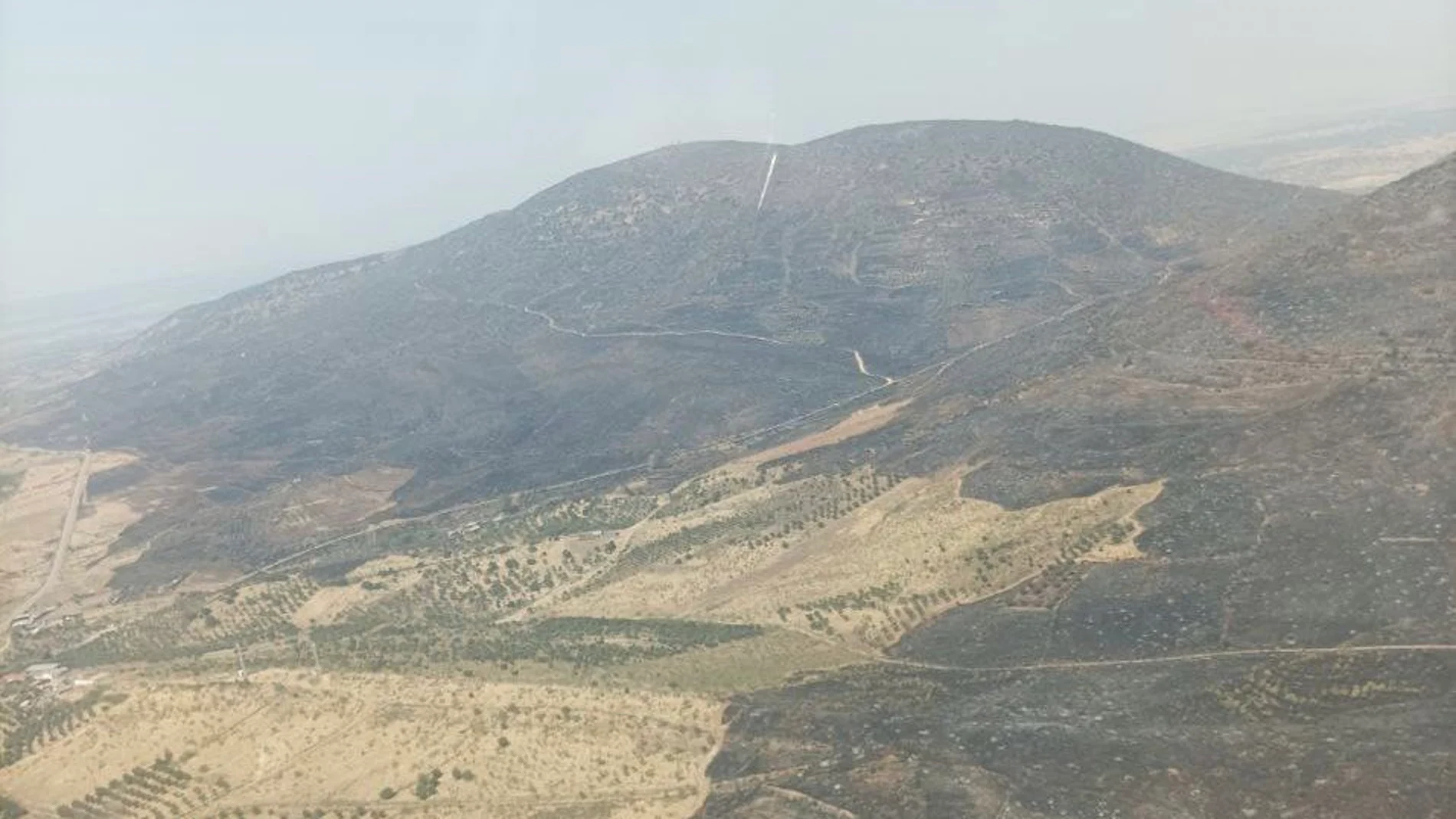 El incendio forestal de La Estrella (Toledo) desciende a nivel 0
