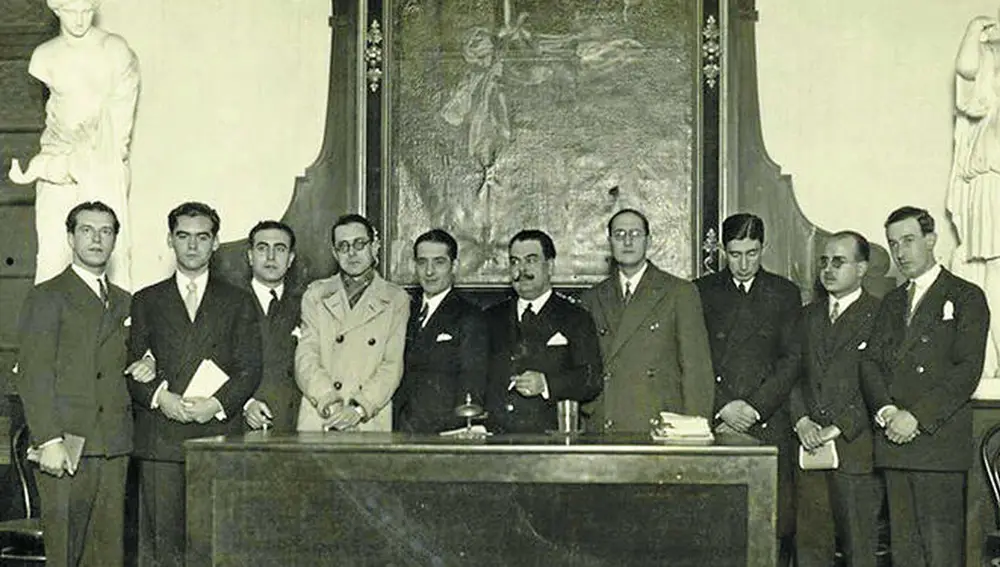 Homenaje a Góngora en el Ateneo de Sevilla, a instancias de Sánchez Mejías