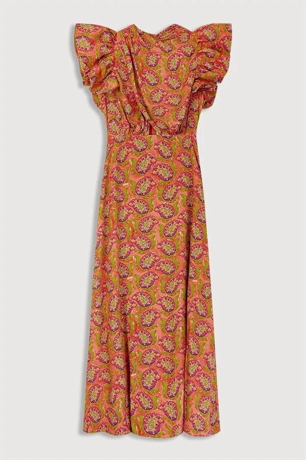 Vestido estampada.