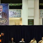 La mezquita de Teherán acogió ayer un homenaje al asesinado líder de Hamás Ismael Haniyeh