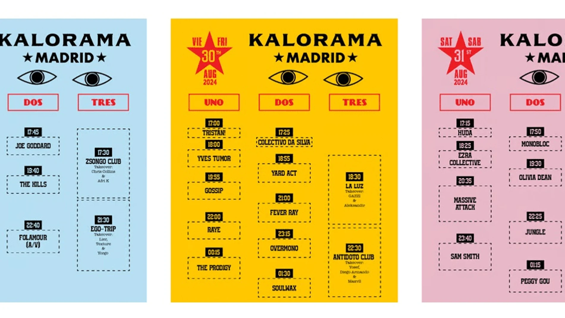 El festival Kalorama presenta horarios, escenarios y la incorporación del DJ francés Folamour KALORAMA MADRID 09/08/2024