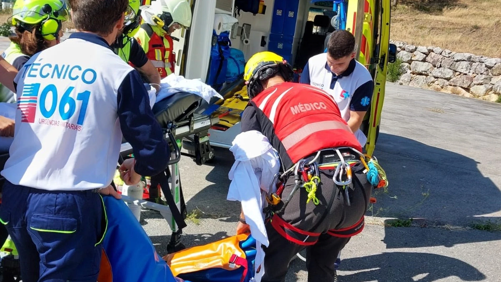 Trasladada a Valdecilla desde Tama en helicóptero una mujer con una embolia pulmonar 112 CANTABRIA 09/08/2024