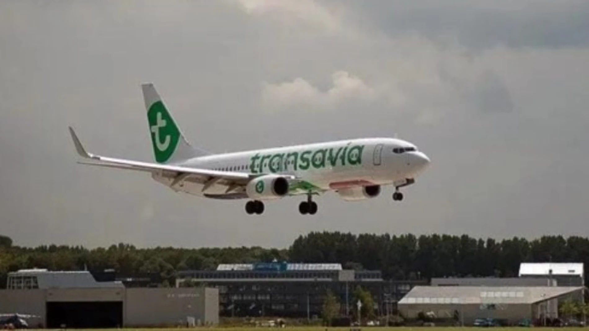 Un avión de Transavia