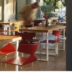 Terraza de una cafetería marroquí