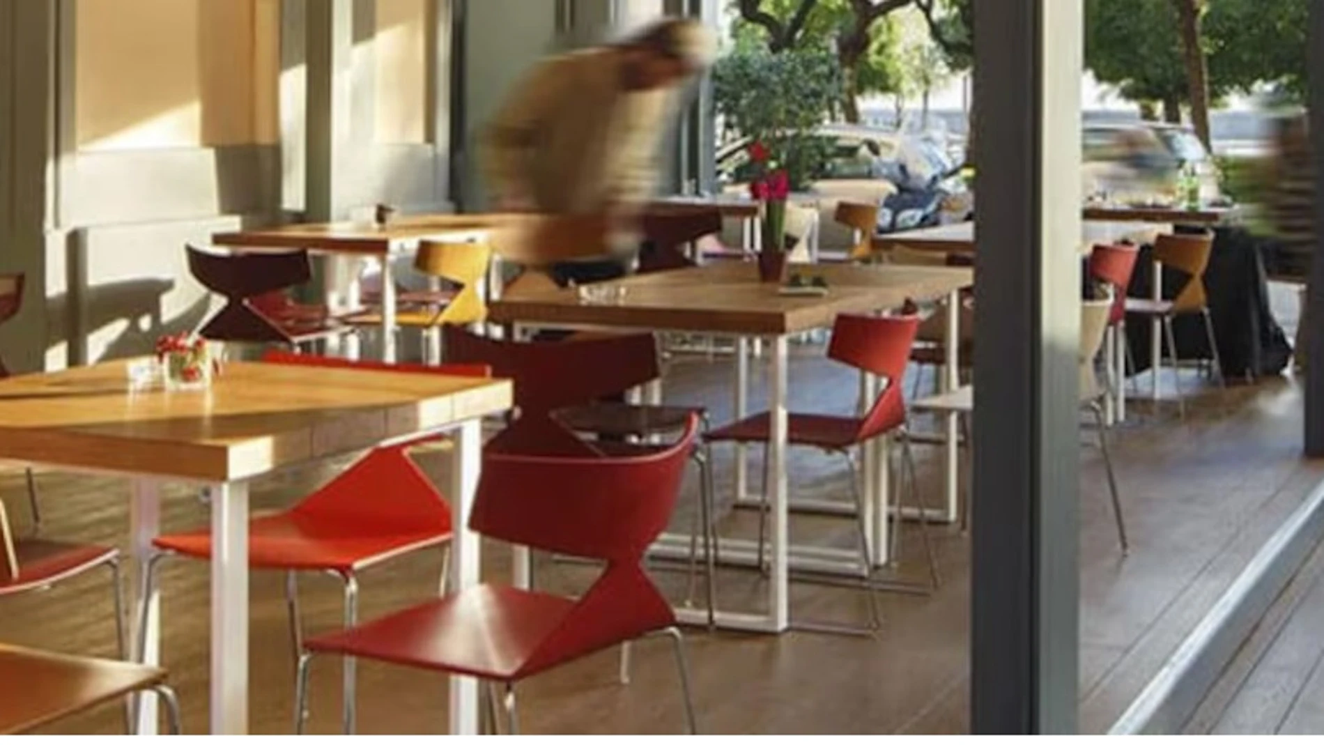 Terraza de una cafetería marroquí
