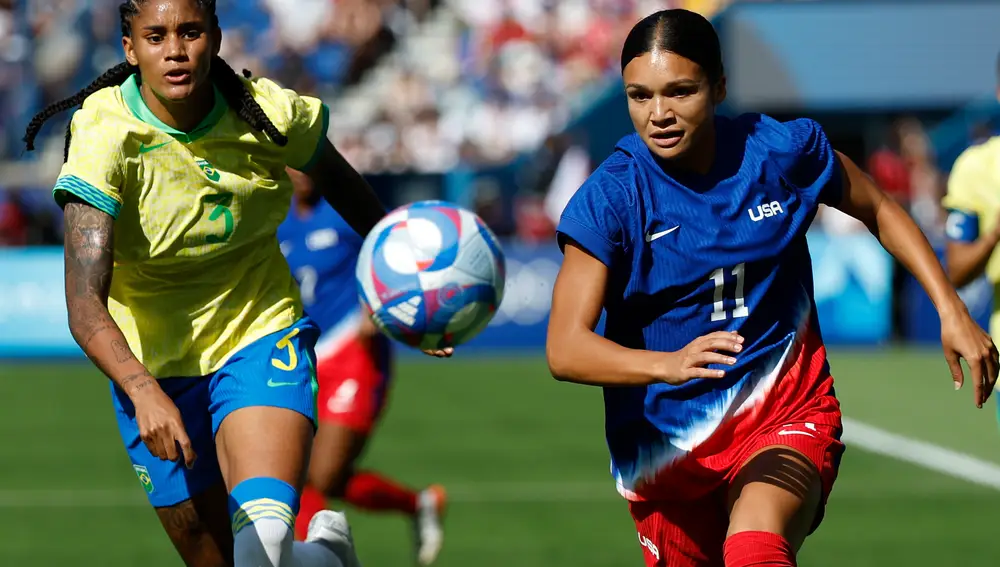 Final fútbol femenino: Brasil-Estados Unidos