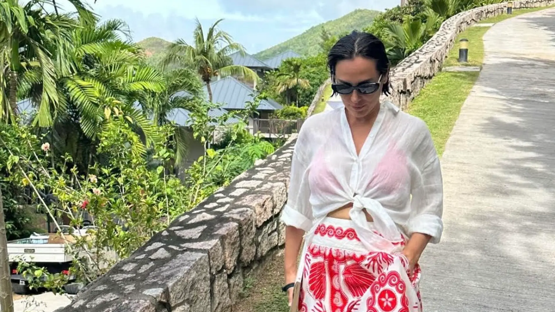 Tamara Falcó en sus vacaciones de lujo.