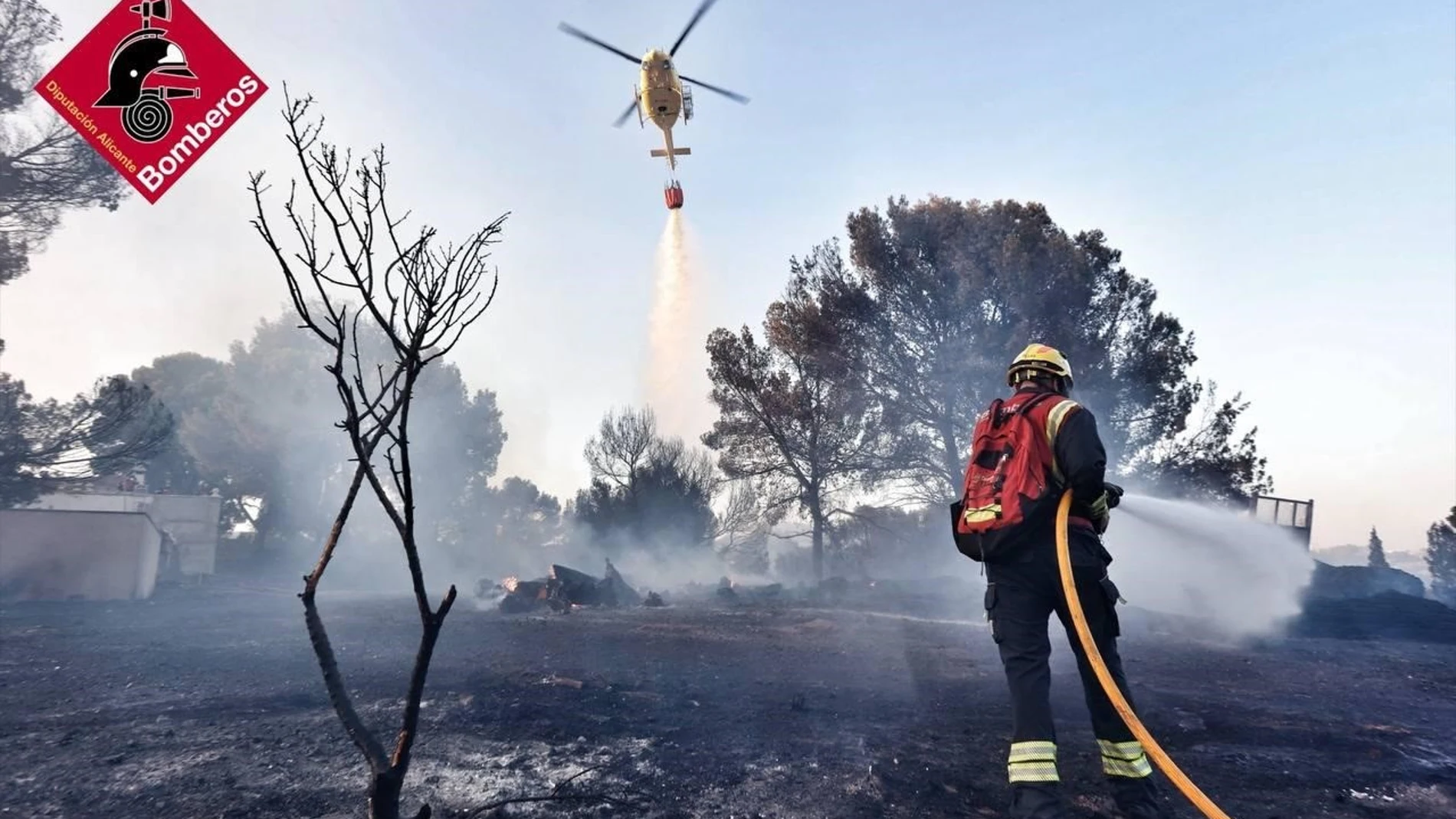 Incendio en Benidorm CONSORCIO PROVINCIAL DE BOMBEROS 11/08/2024