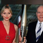 El príncipe Alberto de Mónaco y la princesa Charlene