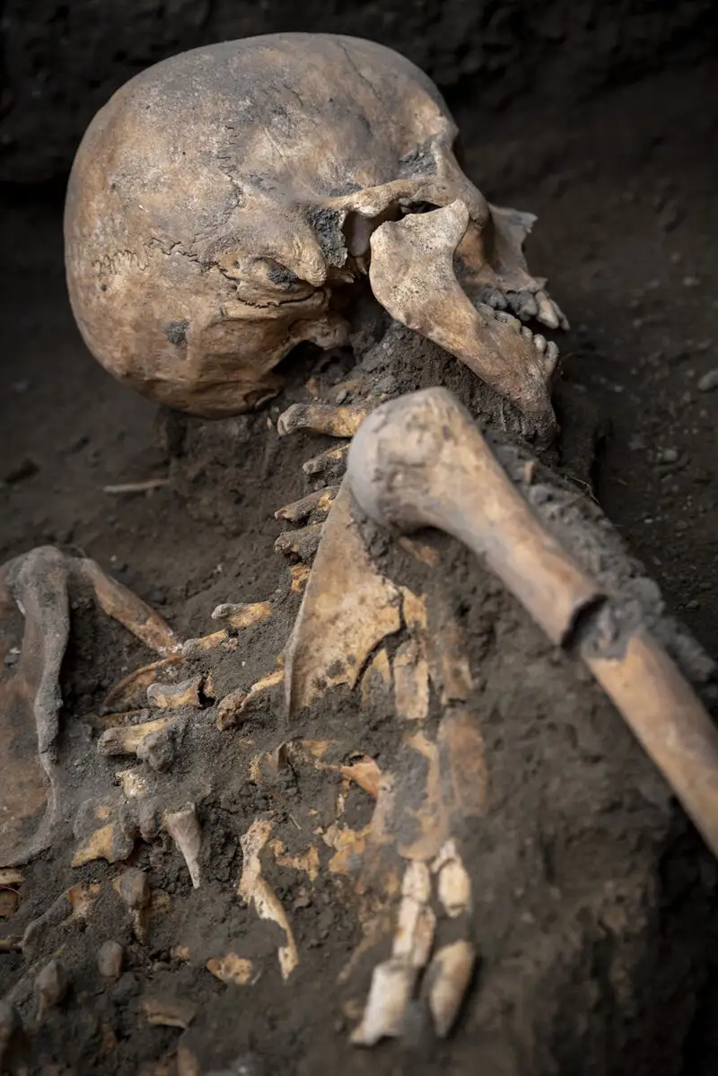 Nuevos hallazgos en Pompeya: Los cuerpos de un hombre y una mujer y su tesoro