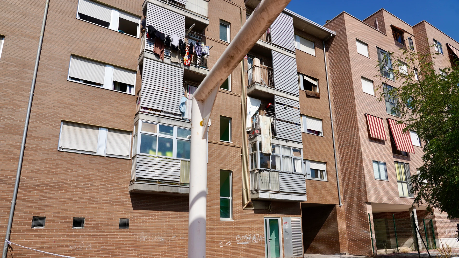 Vivienda de la calle Sisón del barrio de Pajarillos donde se han producido los hechos