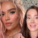 La técnica de maquillaje inventada por Karol G con nombre de postre que hará que tu cara luzca siempre como recién salida de la playa