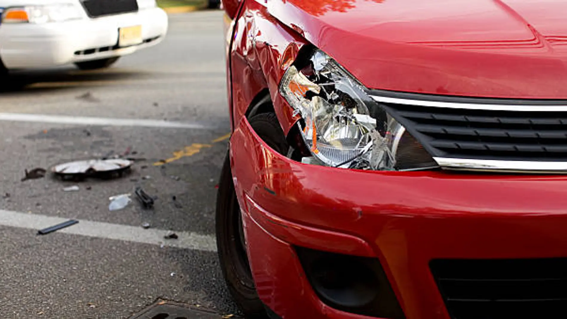 Accidente de un coche
