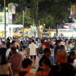 Imagen del recinto ferial de La Peraleda de Toledo durante la fiestas de verano