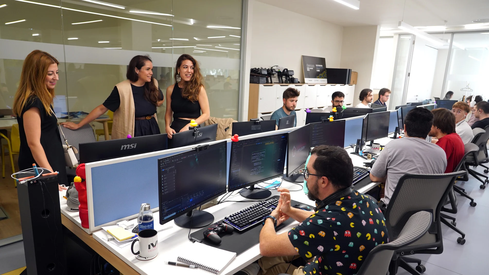 Instalaciones de la empresa vallisoletana Daloar Studios en el Ideva