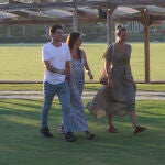 Claudia Osborne disfrutando de una tarde de polo.