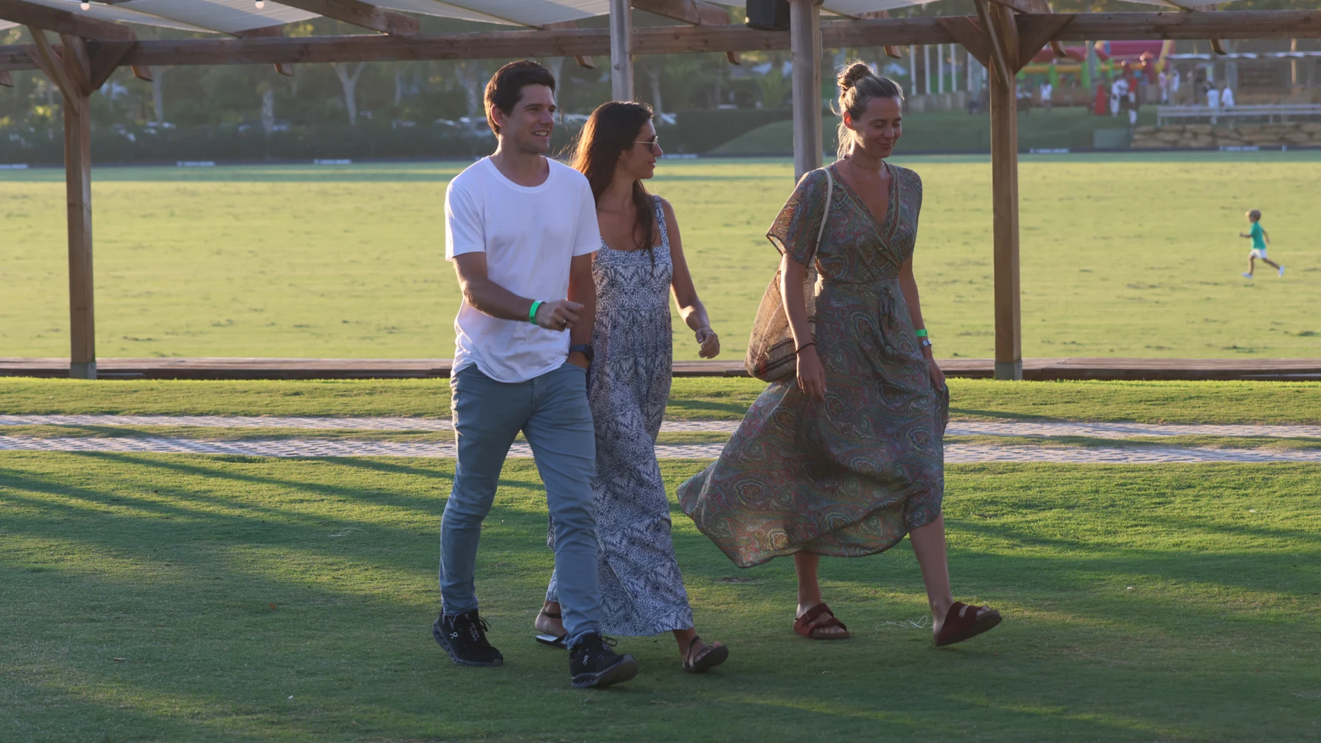 Claudia Osborne disfrutando de una tarde de polo.