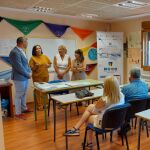 El gerente del Servicio Público de Empleo de Castilla y León, Jesús Blanco, y la alcaldesa de Duruelo de la Sierra, Cristina Rubio, han visitado hoy, junto a la delegada territorial de la Junta en Soria, Yolanda de Gregorio, el programa mixto de Formación y Empleo que se desarrolla en este municipio soriano desde el pasado mes de abril.