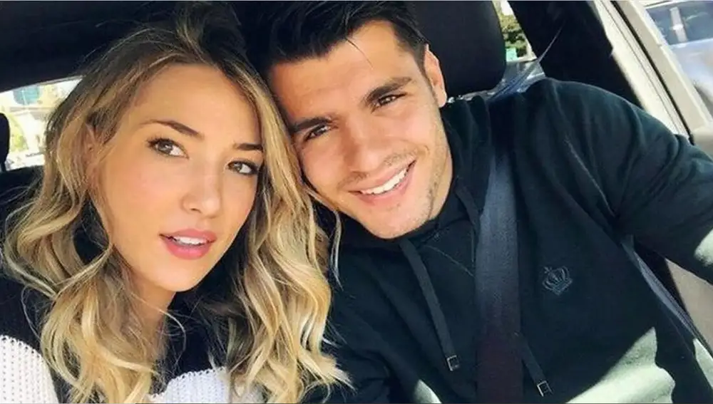 Alice Campello y Álvaro Morata
