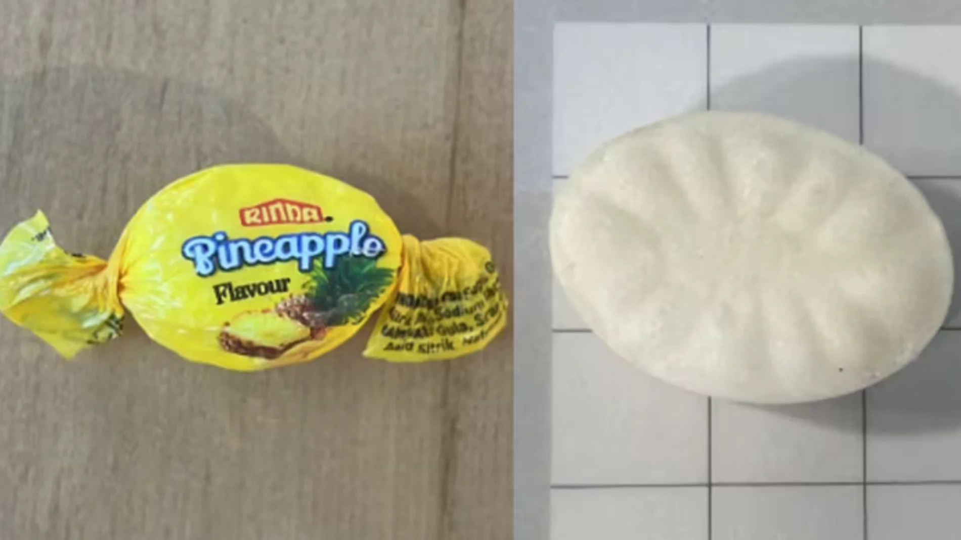 Uno de los caramelos intoxicados
