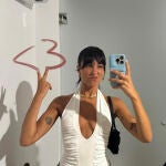 Aitana y su look para irse de fiesta en Ibiza.