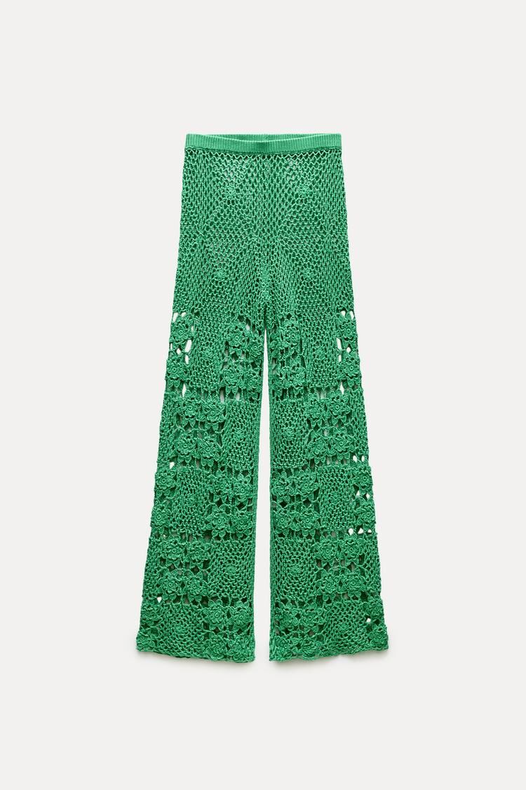 Pantalón crochet.