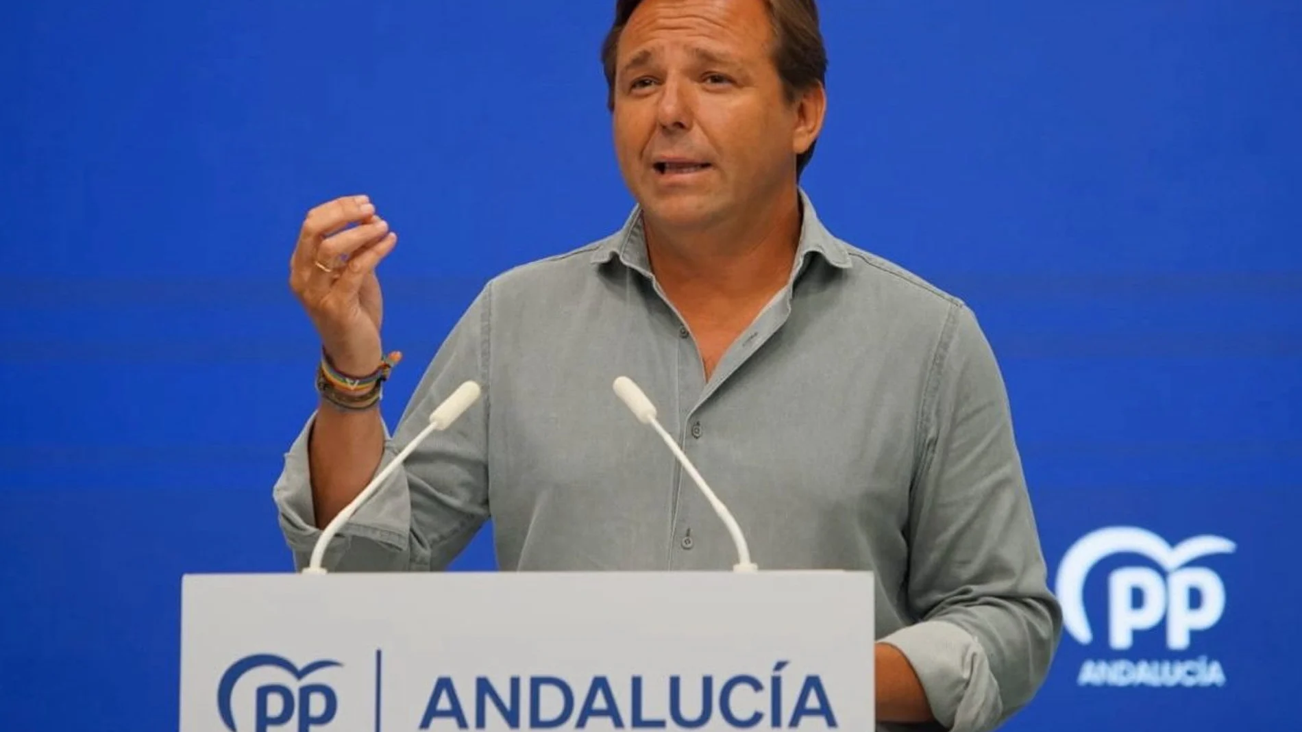 El secretario general del PP andaluz, Antonio Repullo