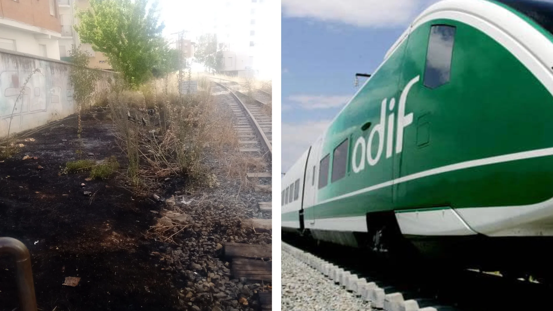 Los vecinos de un barrio de Cuenca denuncia el peligroso abandono de una vías de tren: "Se dejan ver algunas ratas"