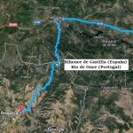 Carretera que une Puebla de Sanabria con Braganza