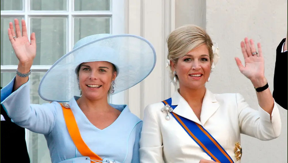La princesa Laurentien y Máxima de Holanda
