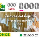 El cupón de la ONCE anima a visitar las espectaculares Cuevas del Águila 